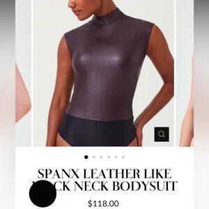 NWT Spanx Leather body suit